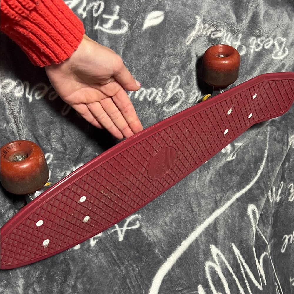 Red penny board ten toes